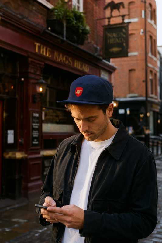 Gooners North London Embroidered Nomad Cap | Footy and Rich
